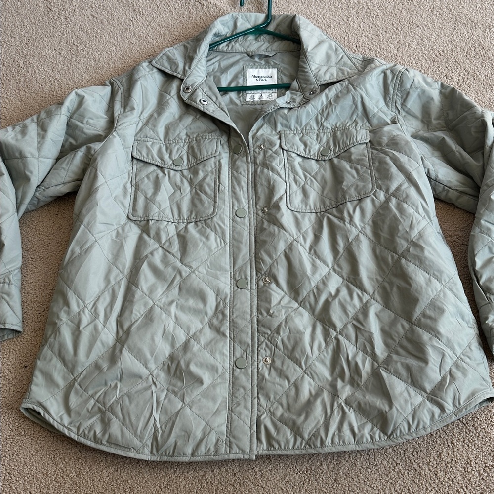 Abercrombie & Fitch quilted shirt jacket - Picture 4 of 8
